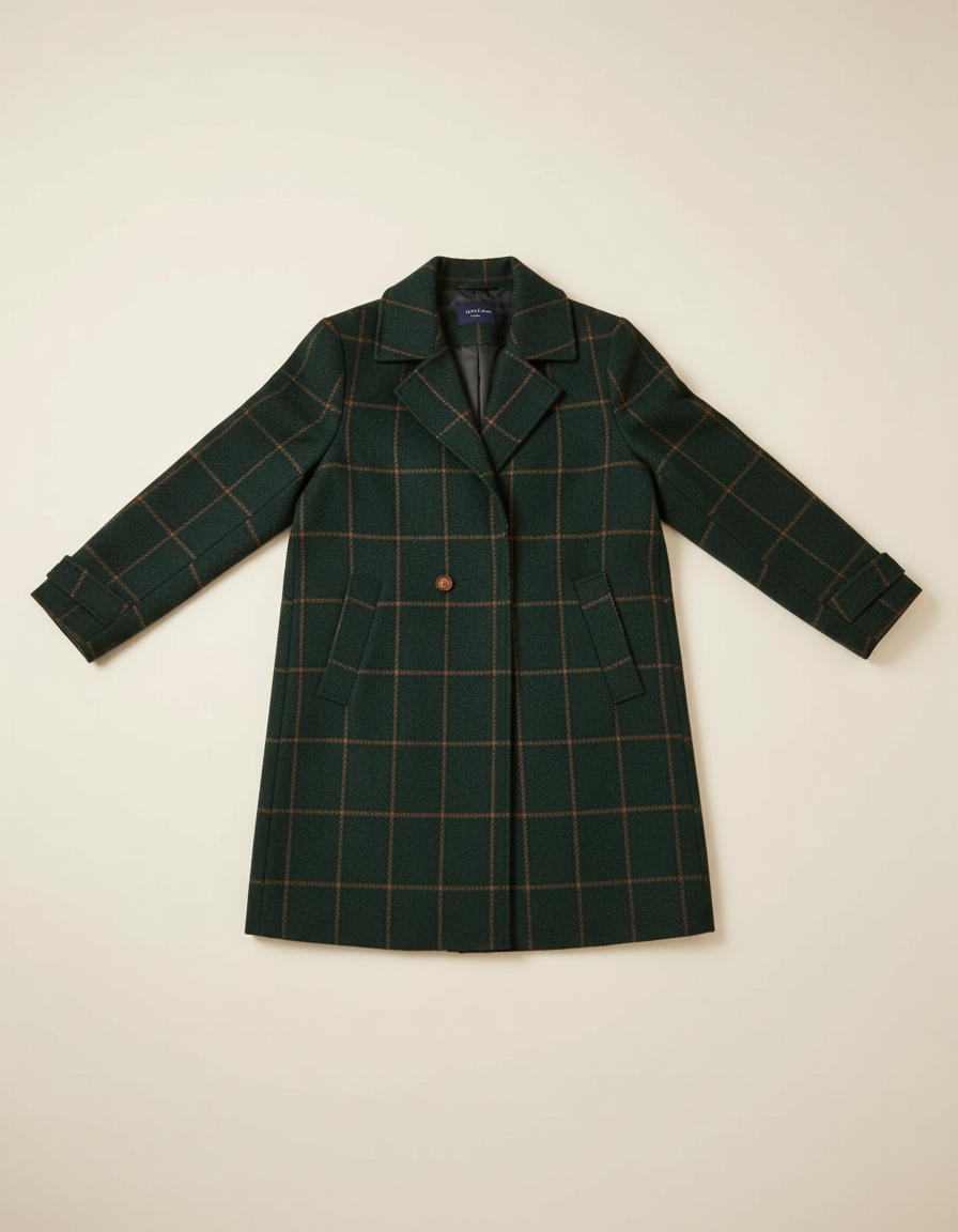 The Check Wool Coat