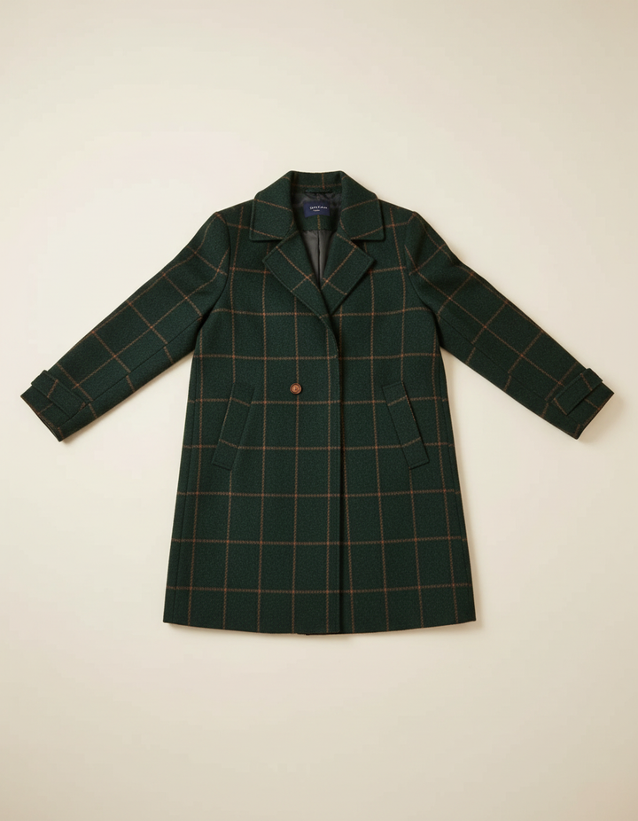 The Check Wool Coat
