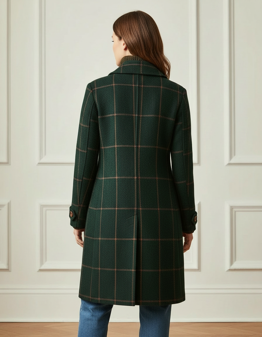 The Check Wool Coat