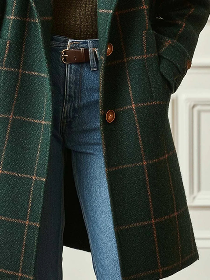 The Check Wool Coat